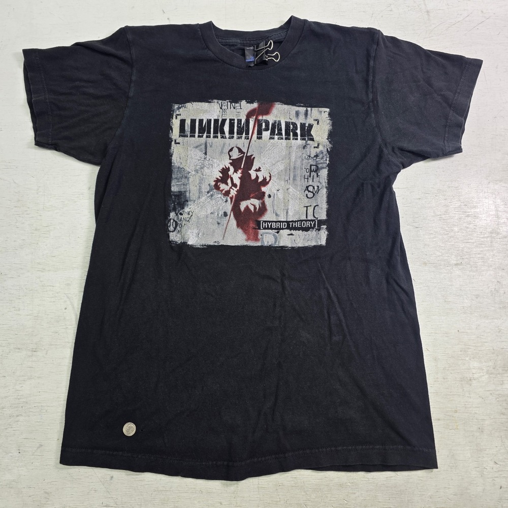 Linkin Park Hybrid Theory Album Cover Nu Metal Rock Band T-Shirt Mens Size M